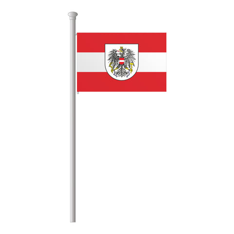 Österreich mit Wappen