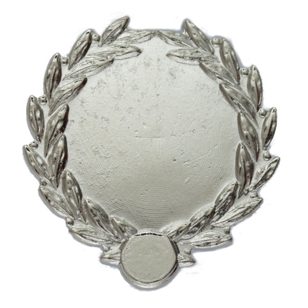 Lorbeerkranz silber mit Sicherheitsnadel
