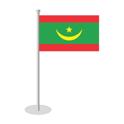 Mauretanien Tischfähnchen