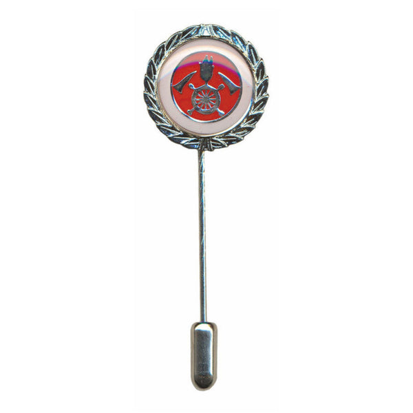 Feuerwehranstecknadel silber