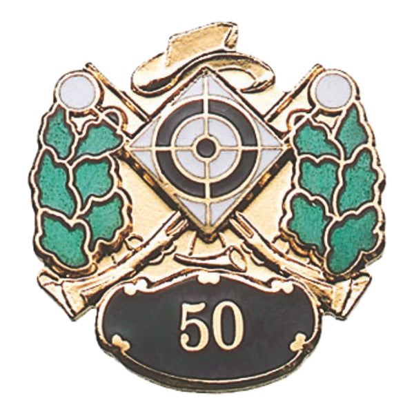 Abzeichen mit Zahl 50