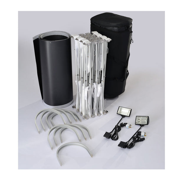 Pop-Up Textil gebogen