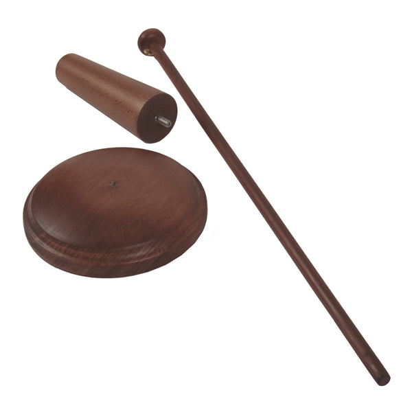 Tischständer Holz dunkelbraun Einzelteile