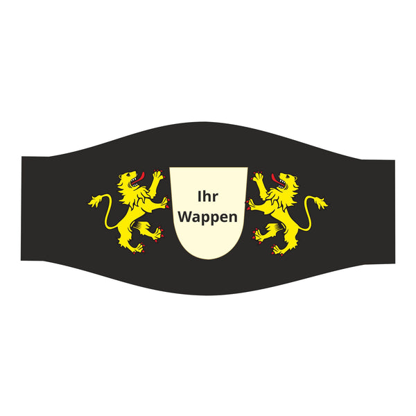 Trachtensteg mit Löwen und Wappen