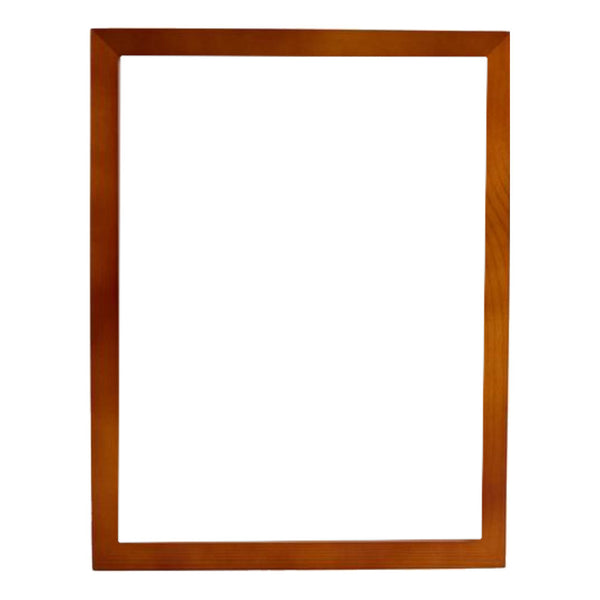 Moderner Urkundenrahmen in rötlich-braunem Holz